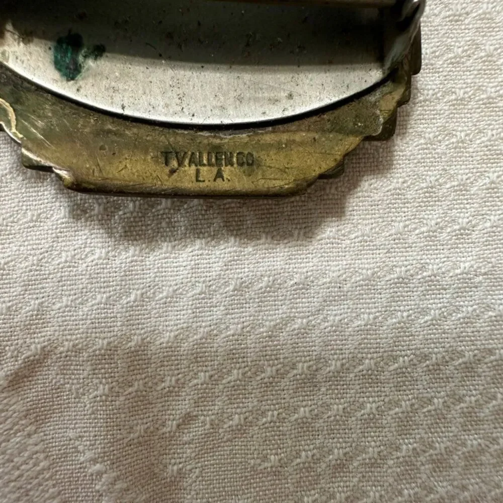 Antique Brass Buckle Oroville 1923